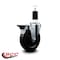 Service Caster 5'' Soft Rubber Swivel 1-3/8'' Expanding Stem Caster with Brake SCC-EX20S514-SRS-PLB-138 - alternate 3